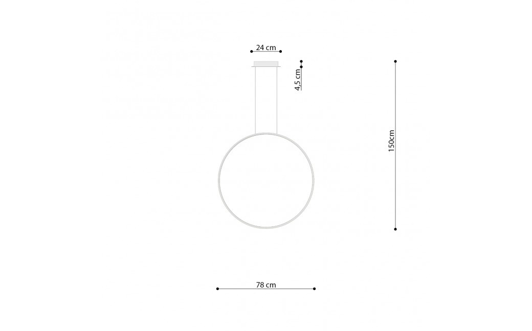 Thoro Lampa wisząca RIO 78 beżowa LED 3000K TH.362