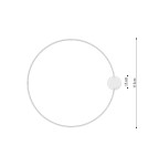 Ring ceiling lamps - Thoro Plafond RIO 110 beige LED 3000K TH.369 - product 10