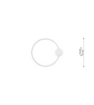 Ring ceiling lamps - Thoro Plafond RIO 55 beige LED 4000K TH.370 - product 10