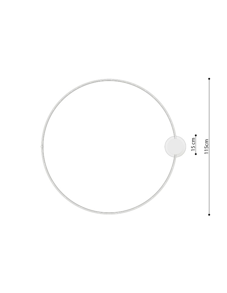 Ring ceiling lamps - Thoro Plafond RIO 110 beige LED 4000K TH.372 - product kolory-swiatla.pl 10