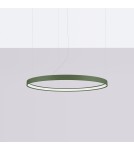 Pendant lamps circles - Thoro Chandelier RIO 78 green olive LED 3000K TH.374 - product 2
