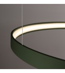 Pendant lamps circles - Thoro Chandelier RIO 78 green olive LED 3000K TH.374 - product 4