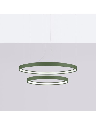 Thoro Chandelier RIO 2 55/78 green olive LED 3000K TH.379 - product 2