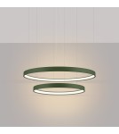 Pendant lamps circles - Thoro Chandelier RIO 2 55/78 green olive LED 3000K TH.379 - product 3