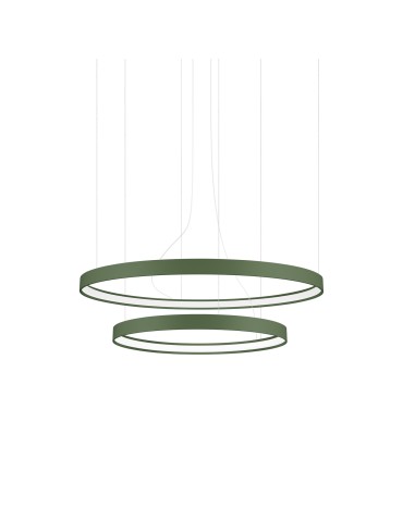 Thoro Chandelier RIO 2 55/78 green olive LED 4000K TH.381