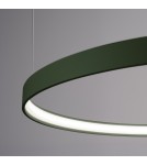 Pendant lamps circles - Thoro Chandelier RIO 2 55/78 green olive LED 4000K TH.381 - product 5