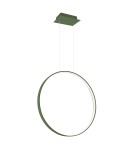 Pendant lamps circles - Thoro pendant lamp RIO 55 green olive LED 3000K TH.383 - product 1