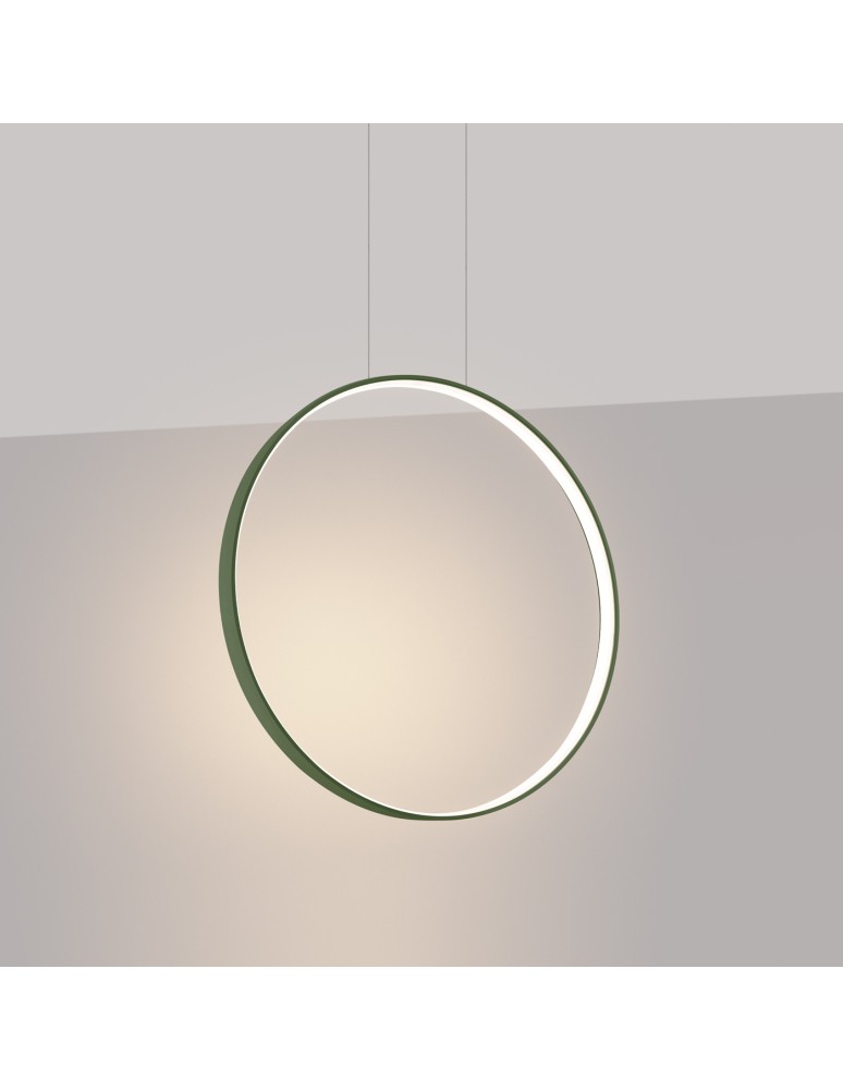 Pendant lamps circles - Thoro pendant lamp RIO 55 green olive LED 3000K TH.383 - product kolory-swiatla.pl 3