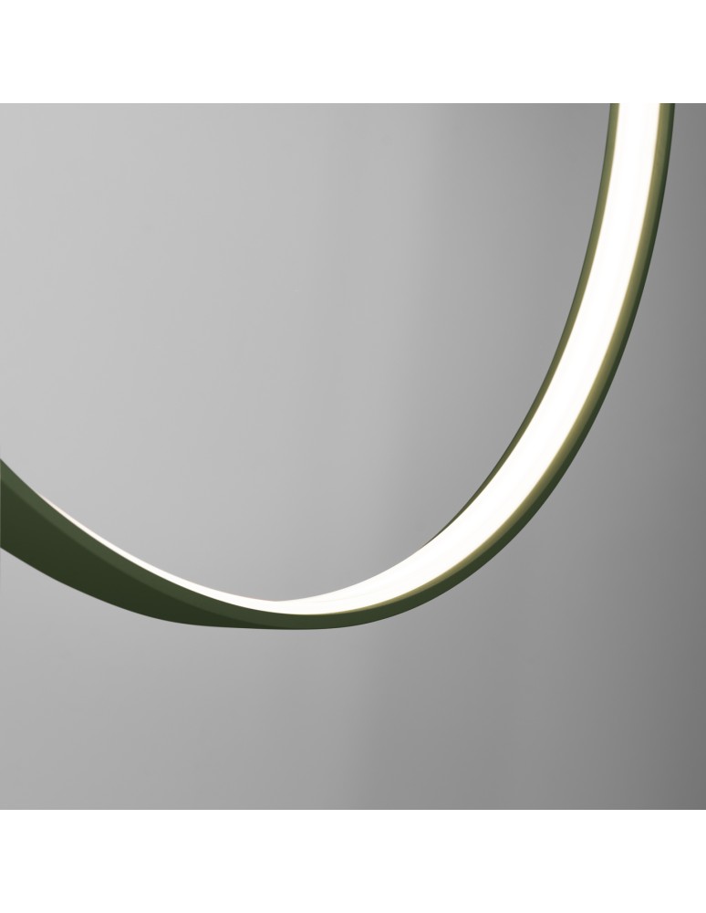 Pendant lamps circles - Thoro pendant lamp RIO 110 green olive LED 3000K TH.385 - product kolory-swiatla.pl 7