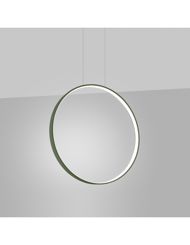 Pendant lamps circles - Thoro pendant lamp RIO 55 green olive LED 4000K TH.386 - product kolory-swiatla.pl 3