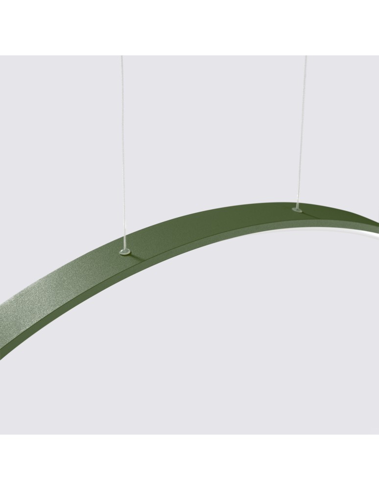 Pendant lamps circles - Thoro pendant lamp RIO 55 green olive LED 4000K TH.386 - product kolory-swiatla.pl 5