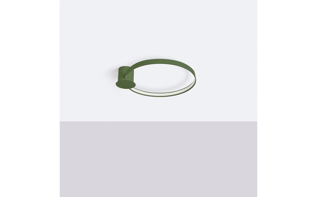 Thoro Plafon RIO 55 zielony oliwkowy LED 3000K TH.389