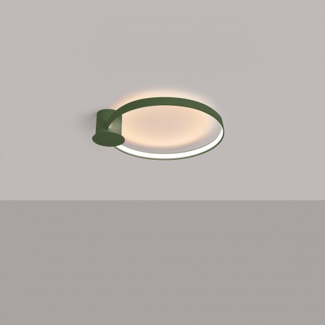 Thoro Plafon RIO 55 zielony oliwkowy LED 3000K TH.389