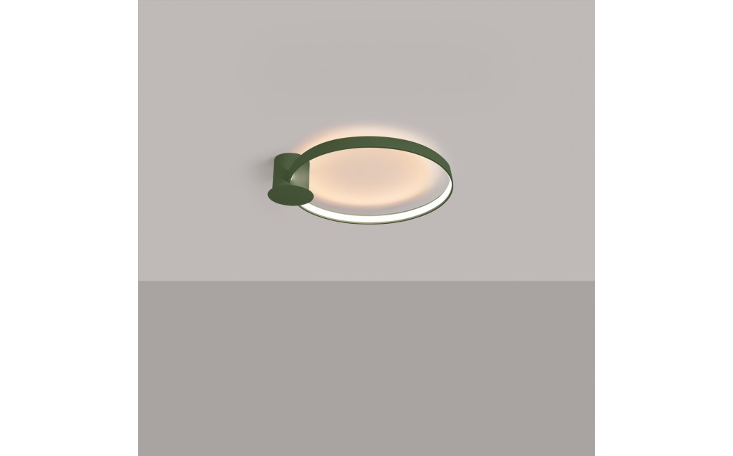 Thoro Plafon RIO 55 zielony oliwkowy LED 3000K TH.389