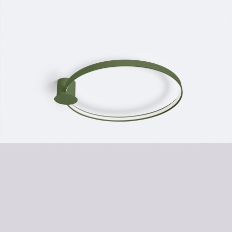 Thoro Plafon RIO 78 zielony oliwkowy LED 3000K TH.390