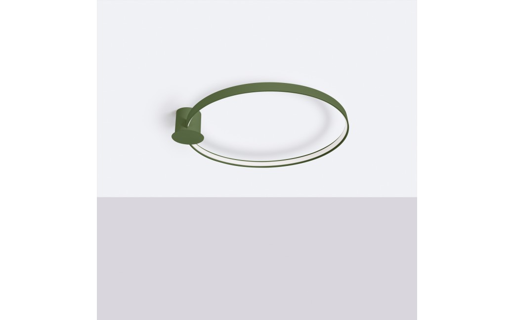 Thoro Plafon RIO 78 zielony oliwkowy LED 3000K TH.390