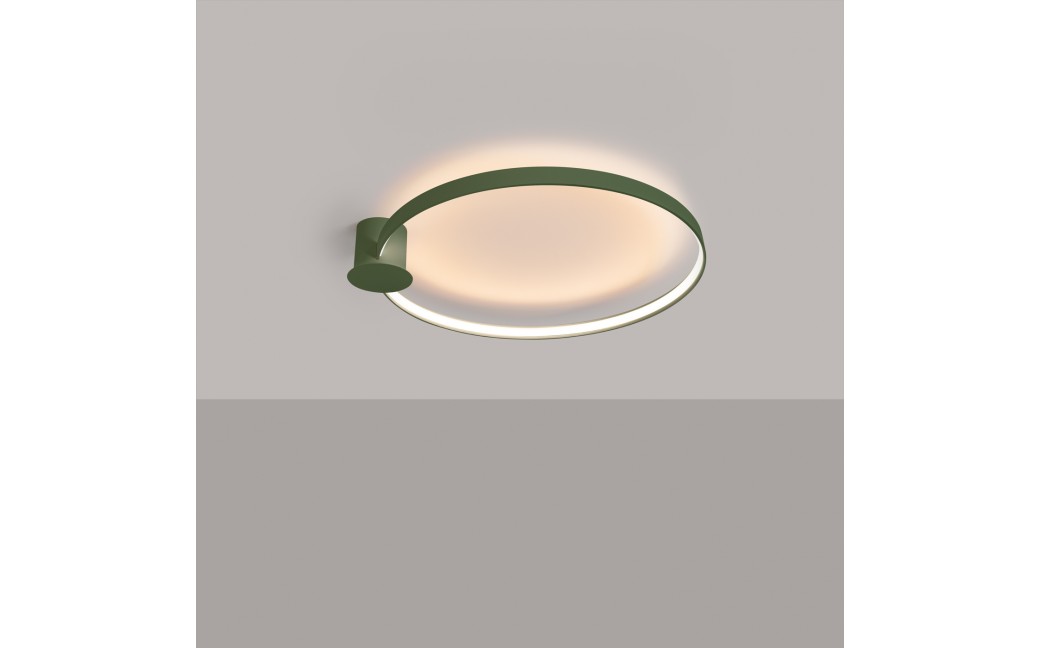 Thoro Plafon RIO 78 zielony oliwkowy LED 3000K TH.390