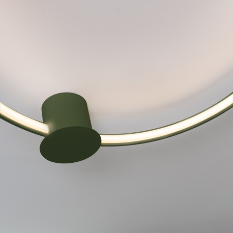 Thoro Plafon RIO 78 zielony oliwkowy LED 3000K TH.390
