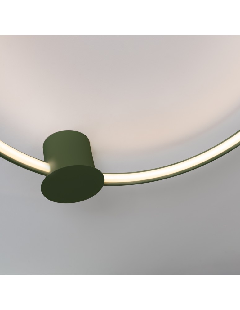 Ring ceiling lamps - Thoro Plafond RIO 78 olive green LED 3000K TH.390 - product kolory-swiatla.pl 6