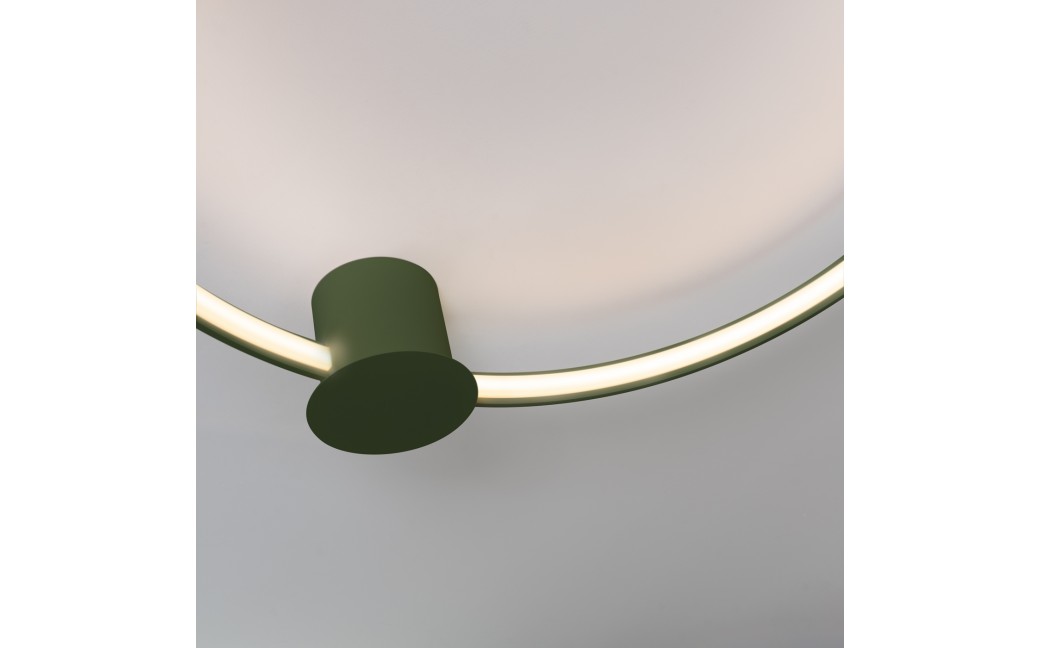 Thoro Plafon RIO 78 zielony oliwkowy LED 3000K TH.390