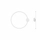 Thoro Plafon RIO 78 zielony oliwkowy LED 3000K TH.390