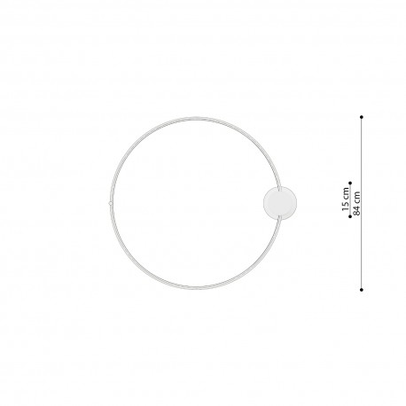 Thoro Plafon RIO 78 zielony oliwkowy LED 3000K TH.390