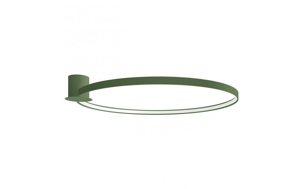 Thoro Plafon RIO 110 zielony oliwkowy LED 3000K TH.391