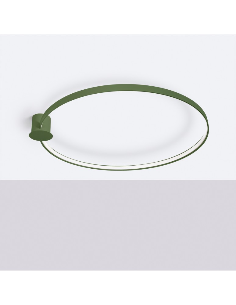 Ring ceiling lamps - Thoro Plafond RIO 110 olive green LED 3000K TH.391 - product kolory-swiatla.pl 2