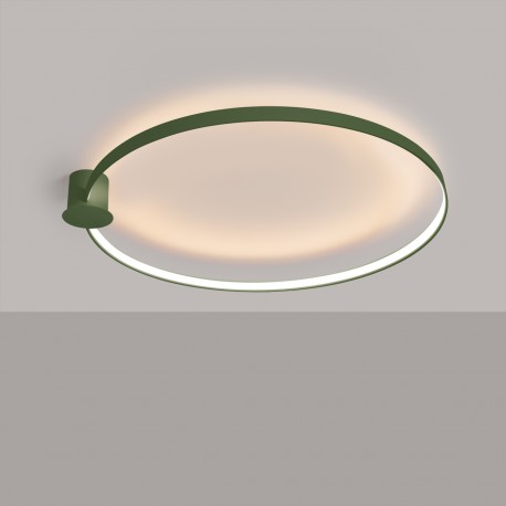 Thoro Plafon RIO 110 zielony oliwkowy LED 3000K TH.391
