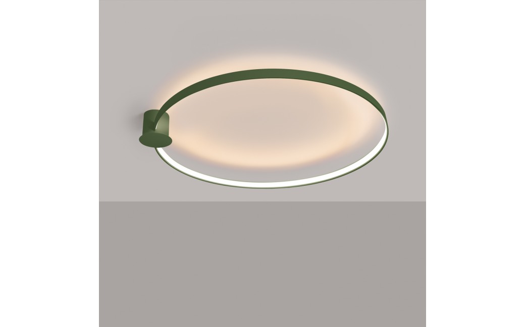 Thoro Plafon RIO 110 zielony oliwkowy LED 3000K TH.391