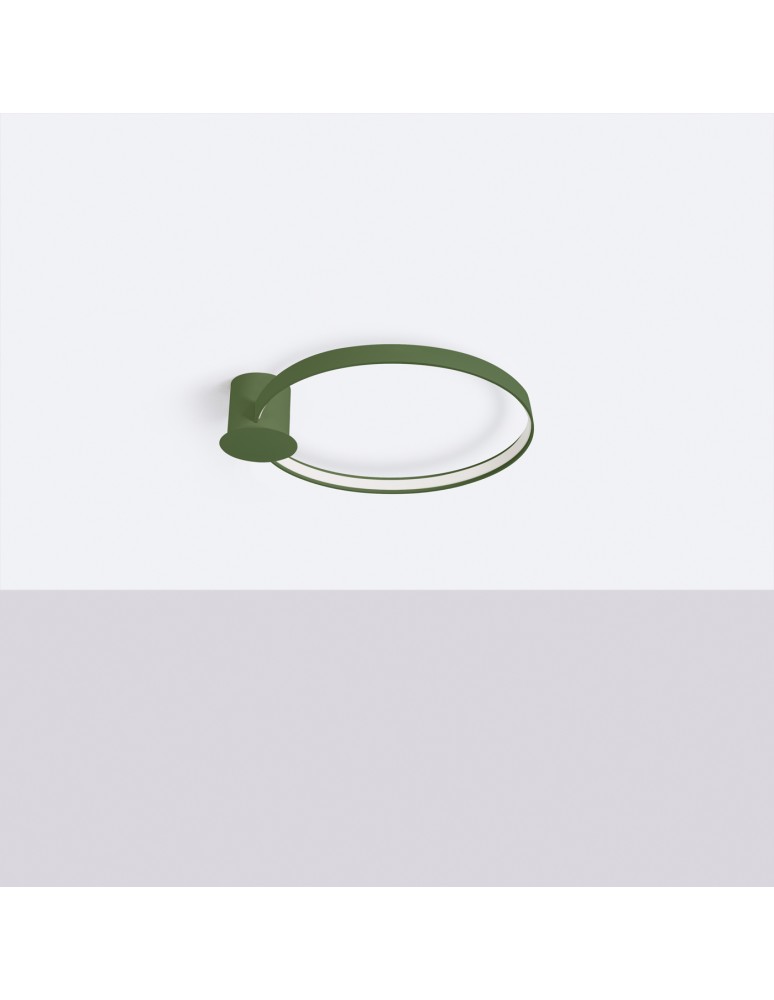 Ring ceiling lamps - Thoro Plafond RIO 55 olive green LED 4000K TH.392 - product kolory-swiatla.pl 2