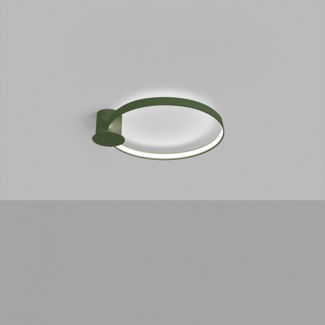 Thoro Plafon RIO 55 zielony oliwkowy LED 4000K TH.392