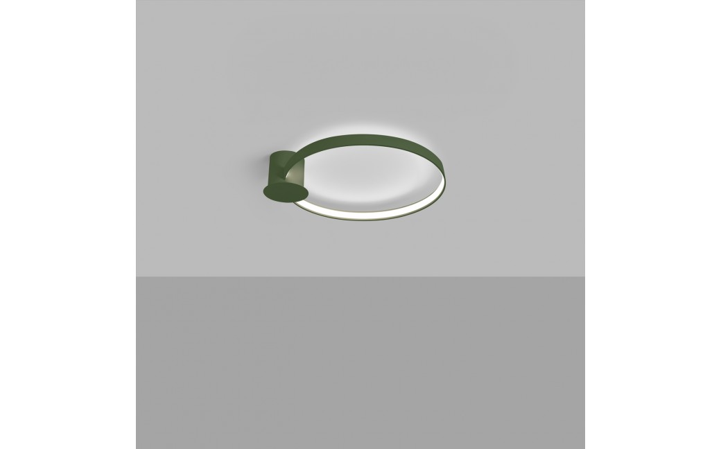 Thoro Plafon RIO 55 zielony oliwkowy LED 4000K TH.392