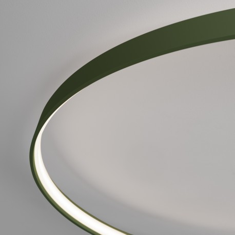 Thoro Plafon RIO 55 zielony oliwkowy LED 4000K TH.392
