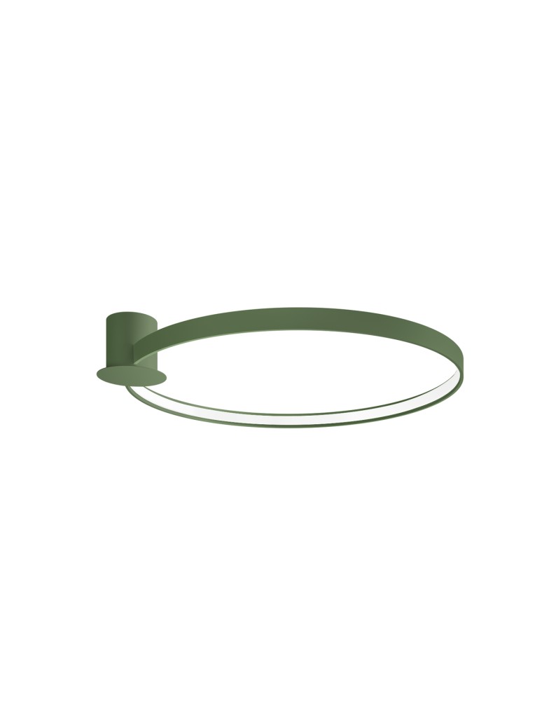 Ring ceiling lamps - Thoro Plafond RIO 78 olive green LED 4000K TH.393 - product kolory-swiatla.pl 1