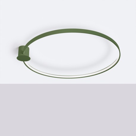Thoro Plafon RIO 110 zielony oliwkowy LED 4000K TH.394