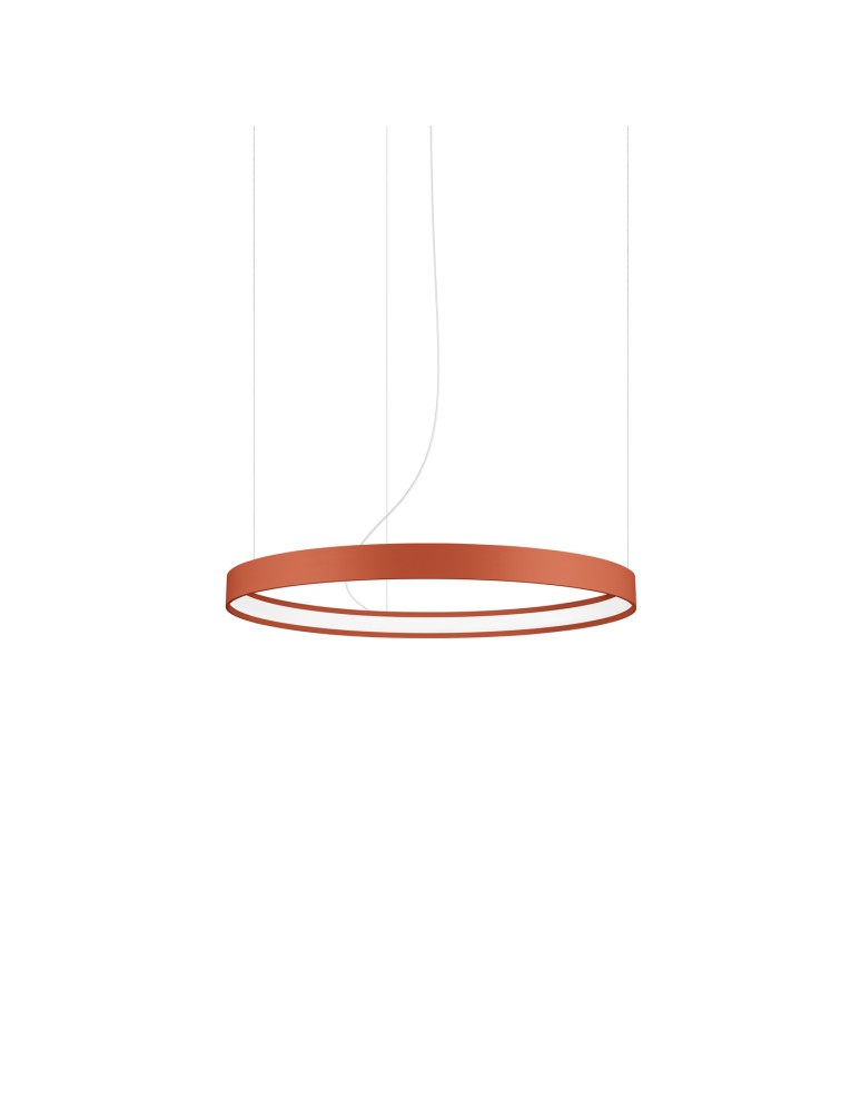 Pendant lamps circles - Thoro Chandelier RIO 55 ochre red LED 3000K TH.395 - product kolory-swiatla.pl 1