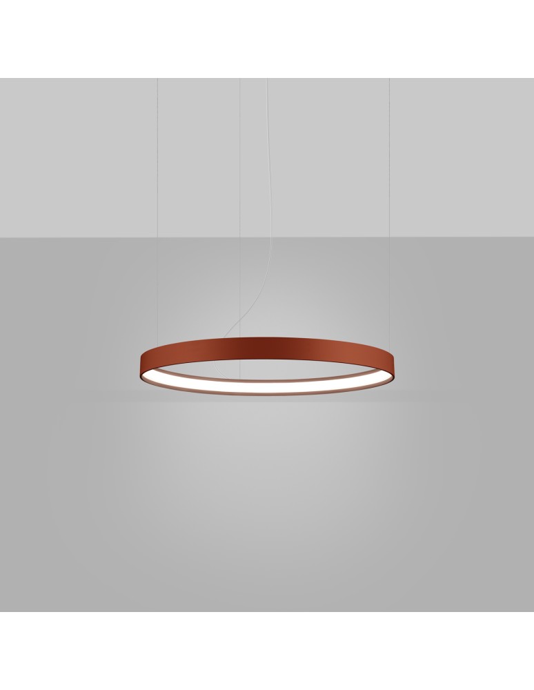 Pendant lamps circles - Thoro Chandelier RIO 55 ochre red LED 4000K TH.398 - product kolory-swiatla.pl 3