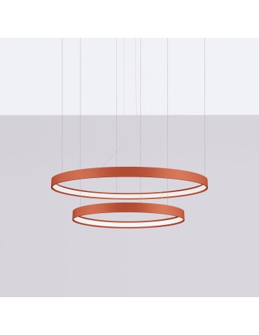 Thoro Chandelier RIO 2 55/78 ochre red LED 3000K TH.401 - product 2