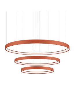 Thoro Chandelier RIO 3 55/78/110 ochre red LED 3000K TH.402