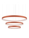 Thoro Chandelier RIO 3 55/78/110 ochre red LED 3000K TH.402