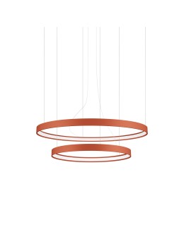 Thoro Chandelier RIO 2 55/78 ochre red LED 4000K TH.403