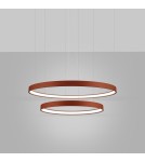 Pendant lamps circles - Thoro Chandelier RIO 2 55/78 ochre red LED 4000K TH.403 - product 3