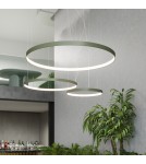 Pendant lamps circles - Thoro Chandelier RIO 2 55/78 ochre red LED 4000K TH.403 - product 14