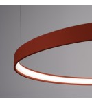 Pendant lamps circles - Thoro Chandelier RIO 3 55/78/110 ochre red LED 4000K TH.404 - product 5