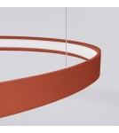 Pendant lamps circles - Thoro Chandelier RIO 3 55/78/110 ochre red LED 4000K TH.404 - product 6