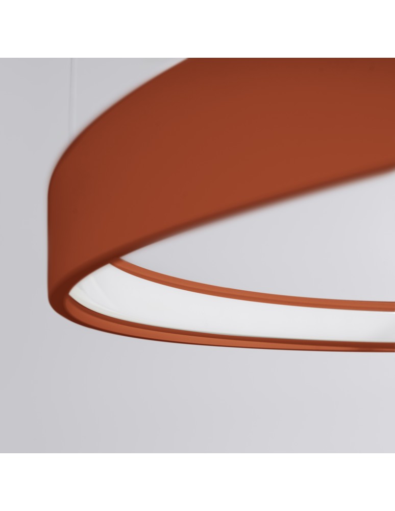 Pendant lamps circles - Thoro Chandelier RIO 3 55/78/110 ochre red LED 4000K TH.404 - product kolory-swiatla.pl 7
