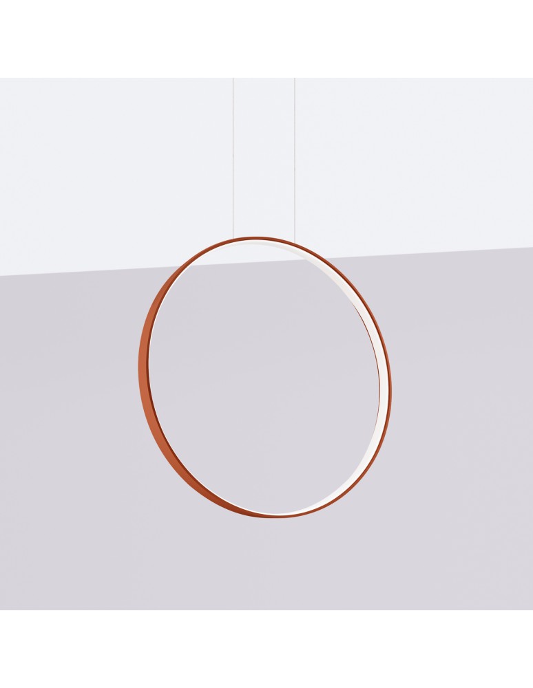 Pendant lamps circles - Thoro RIO 55 ochre red LED 3000K pendant lamp TH.405 - product kolory-swiatla.pl 2