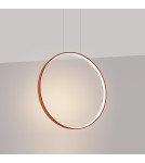 Pendant lamps circles - Thoro RIO 55 ochre red LED 3000K pendant lamp TH.405 - product 3