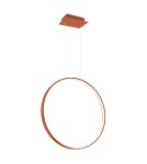 Pendant lamps circles - Thoro RIO 55 ochre red LED 4000K pendant lamp TH.408 - product 1